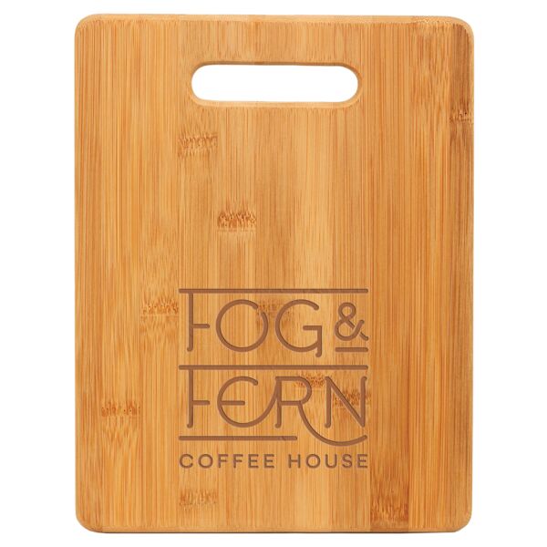 11 1/2" x 8 3/4" Bamboo Rectangle Cutting Board Thumbnail